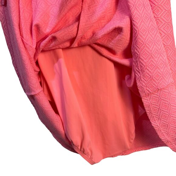 Swim Solutions Geometric One Piece Swim Dress Pink Women’s 8 NWT - Picture 6 of 11